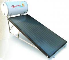 IPFT Series Indirect ( Closed Loop ) Flat Plate Pressure Solar Water Heater Galvanized Steel Surface