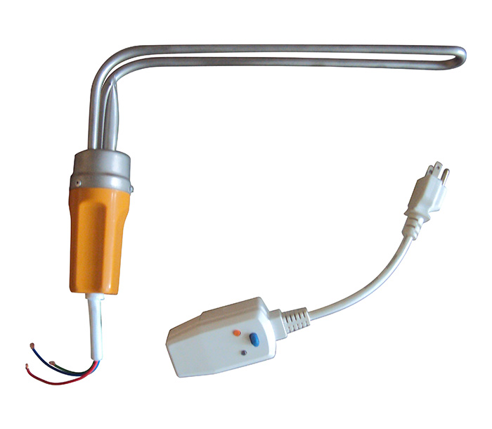 L type electrical heater 